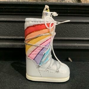 Altar’d State Christmas Winter Boot Colorful Holiday Ornament New with Tags